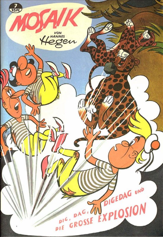 Mosaik-Digedags 007 (1957-06) - Die Grosse Explosion