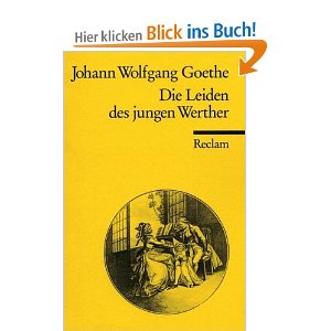 goethe - die leiden des jungen werther